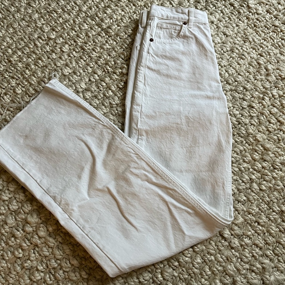 Zara White Jeans